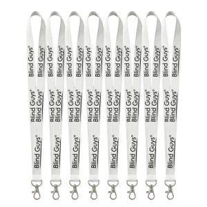 Snap Hook Clip Single-Sided Sublimation Satin Lanyard