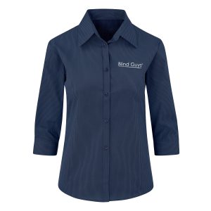 3/4 Sleeve Micro Check Shirt