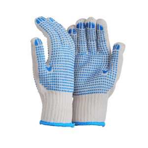 Double Dotted Polka Dot Gloves